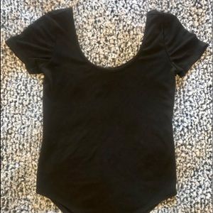 FOREVER 21 - Black Body Suit, Snap Closure